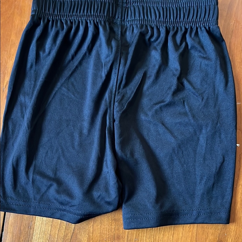 Boys Black Athletic Shorts